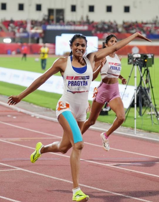 Odisha’s Pragyan Shines, Wins 100m Hurdles at World Athletics ...